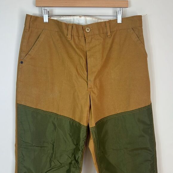 SafTbak Vintage Duck Hunting Pants 70s Made in USA Sz Large - Picture 2 of 11